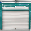 Puerta de garaje manual de hoja enrollable de metal de larga duración
