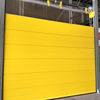 Puerta industrial seccional amarilla
