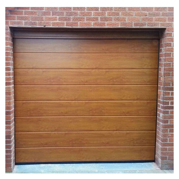 Panel de puerta de mano antipellizco para puerta de garaje de villa, venta directa de fábrica