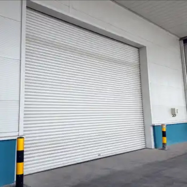Puertas enrollables automáticas de acero de alto rendimiento para almacén, venta directa de fábrica