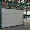 puertas automáticas de garaje con paneles de acero automatizados