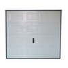 Puerta de garaje eléctrica de cobre, manual, civil, a prueba de pellizcos, estilo cuadrado blanco