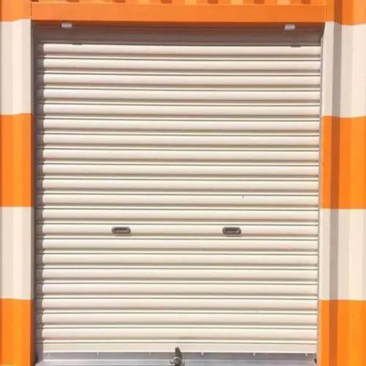 Puerta de persiana enrollable estilo australiano tipo contenedor de 0,45 mm de espesor